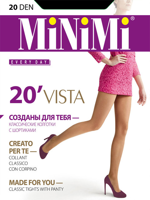 Колготки с шортиками «Vista 20» | Every Day | MINIMI
