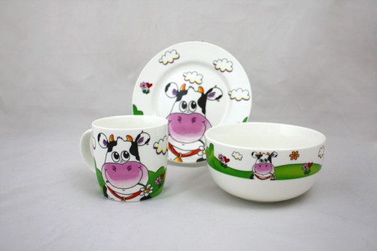 Набор посуды «Коровка»