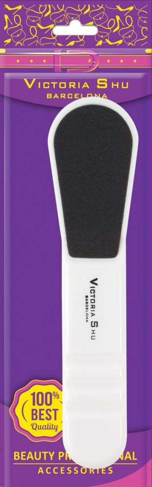 Пилка для педикюра двухсторонняя шлифовальная D503 | Beauty Professional Accessories | Victoria Shu