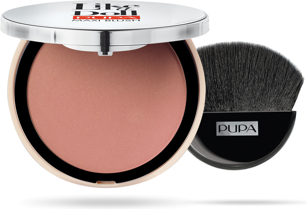 Румяна компактные с эффектом бархата «Maxi Blush», оттенок 103 | Like a Doll | Pupa