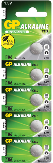 Батарейка алкалиновая LR43