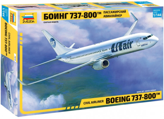 Модель сборная. Авиалайнер Боинг 737-80