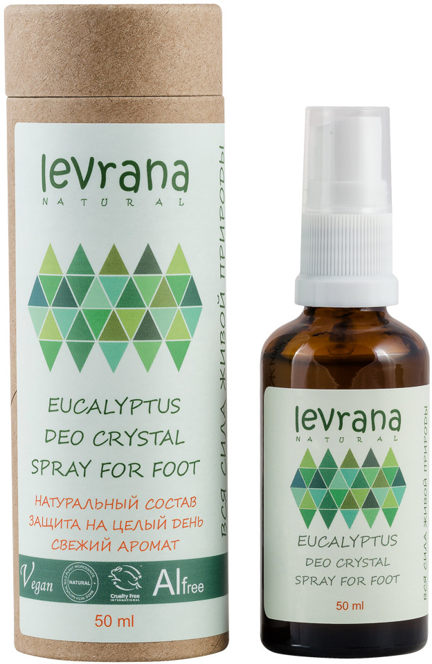 Дезодорант для ног «Эвкалипт» | Deo crystal spray for foot | Levrana
