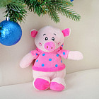 Хрюшка в кофточке в горошек