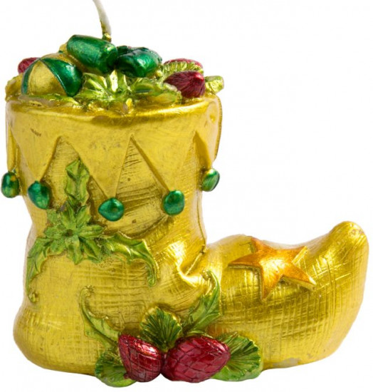 Свеча «Золотой сапожок» (8,5×8 см)