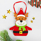 Набор для творчества «Новогодний олень в шарфике»