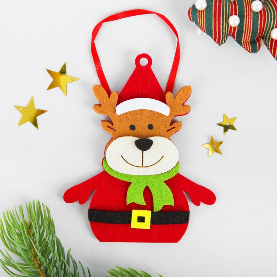 Набор для творчества «Новогодний олень в шарфике»