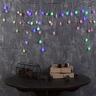 Гирлянда бахрома  с насадками «Ежики»