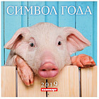 Календарь на скрепке «Символ года» 2019 год