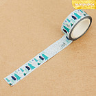 Лента клейкая голографическая «Зимний лес»