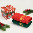 Набор махровых полотенец «Новогодняя почта»