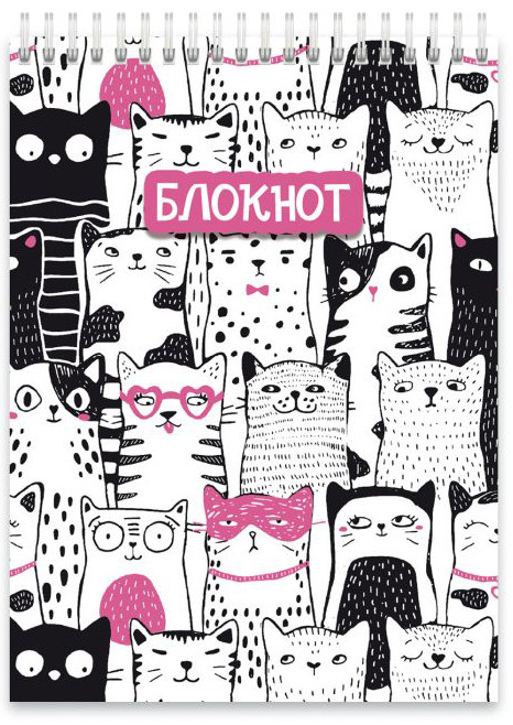 Блокнот. «Котики и очки» | Феникс +