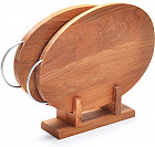 Набор разделочных досок на подставке