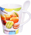 Кружка «Macarons» с ложкой