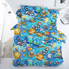 Комплект постельного белья «Астронавты» (1,5-спальный, бязь, 1 наволочка 70×70)