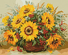 Картина по номерам «Солнечный букет» (40×50 см)