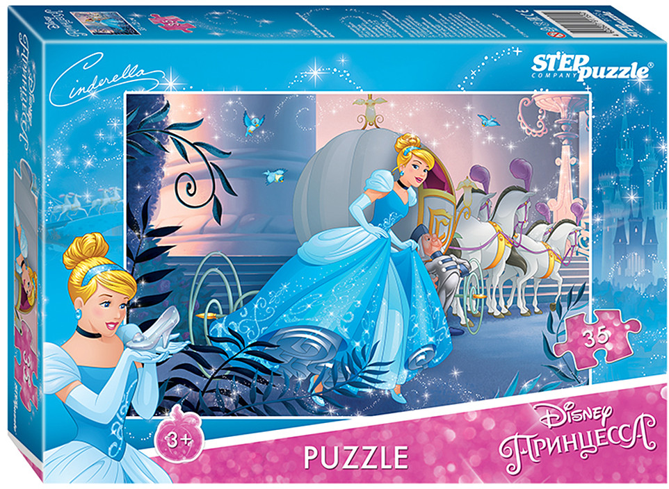 Пазл «Золушка» (35 элементов) | Disney | Step Puzzle