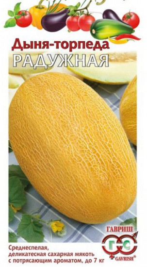 Дыня-торпеда «Радужная»