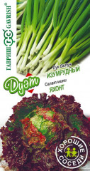 Лук батун «Изумрудный» и Салат «Яхонт»