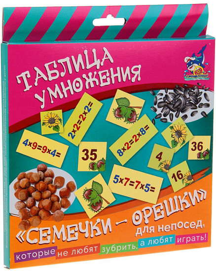 Игра обучающая «Семечки и орешки»