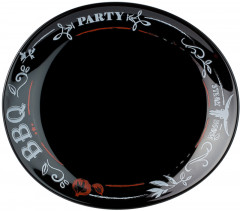 Тарелка десертная «Friends Time Black»