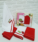 Салфетки махровые с вышивкой