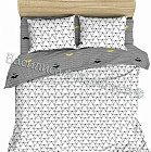 Комплект постельного белья (арт. 390, семейный, поплин, 2 наволочки 70×70)