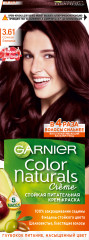 Крем-краска для волос стойкая питательная «Color Naturals», оттенок 3.61 Сочная ежевика