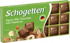 Шоколад «Alpine milk with hazelnuts»