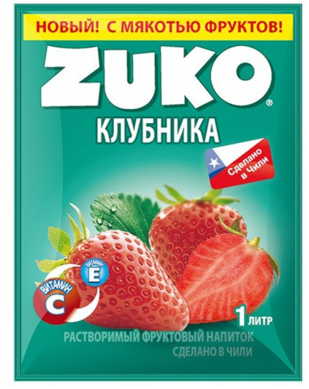 Напиток растворимый Zuko «Клубника»