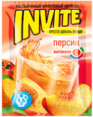 Напиток растворимый Invite «Персик»