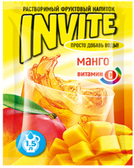 Напиток растворимый Invite «Манго»