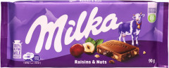 Шоколад Milka «Raisin and nut»