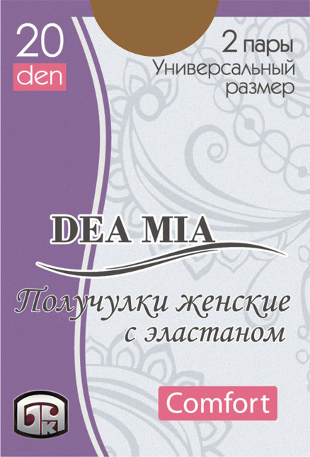 Получулки женские (2 пары) | Comfort | Dea Mia