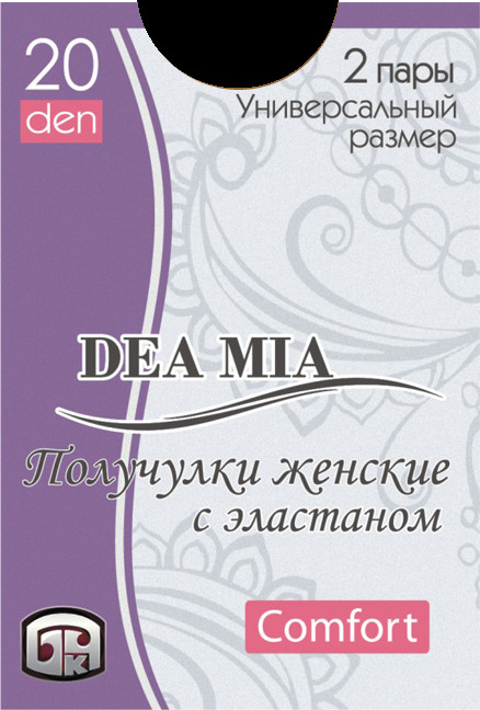 Получулки женские (2 пары) | Comfort | Dea Mia