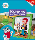 Картина из пластилина «Дядя Федор и Шарик»