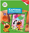 Картина из пластилина «Котенок Гав»