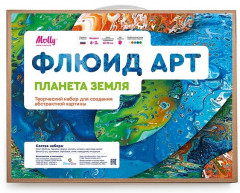 Набор для творчества «Флюид Арт: Планета Земля»
