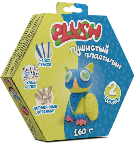 Пушистый пластилин «Plush»