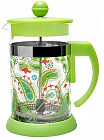 Кофейник с френч-прессом «Paisley Green»