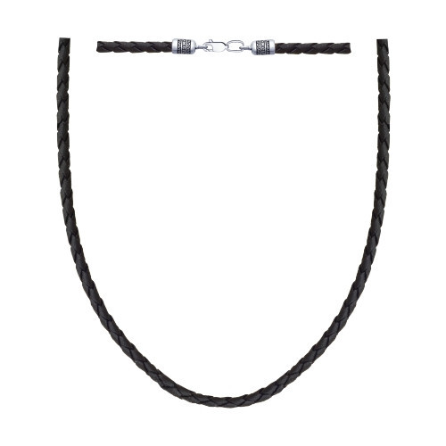 Шнур из чернёного серебра