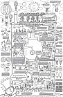 Плакат-раскраска «Шоколадная фабрика»
