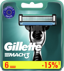 Сменные кассеты для бритья Gillette Mach3