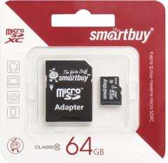 Карта памяти microSD SmartBuy