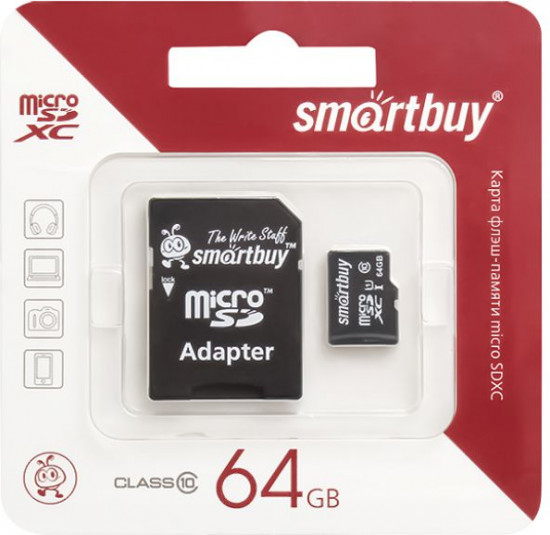 Карта памяти microSD SmartBuy