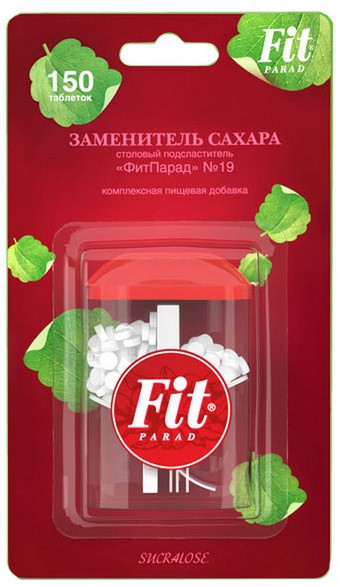 Заменитель сахара «ФитПарад №19» | ФитПарад №19 | Fit Parad