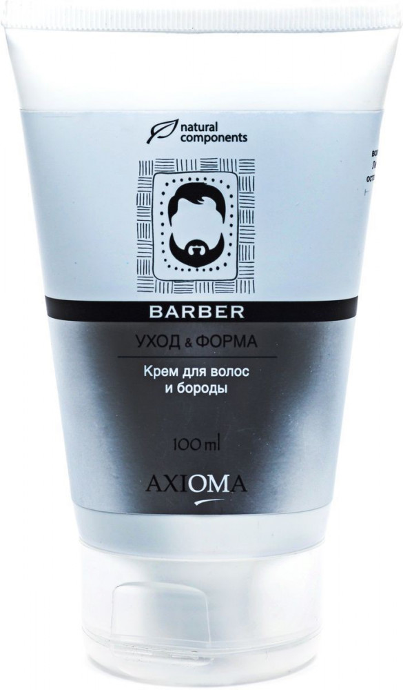 Крем для волос и бороды «Уход и форма» | Barber | Axioma