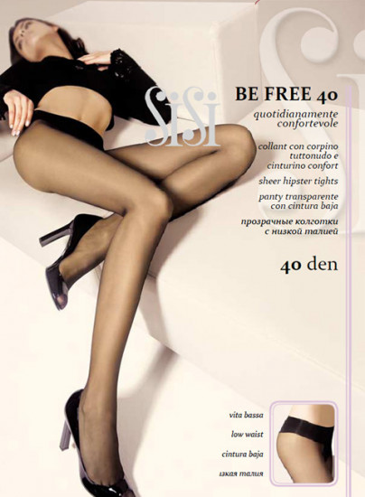 Колготки с низкой талией «Be Free 40»