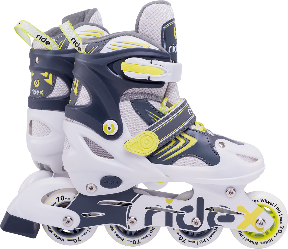 Коньки роликовые раздвижные «Swift Lime» | Swift Lime | Ridex
