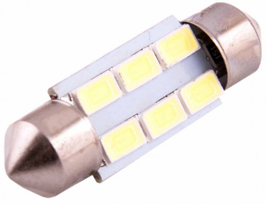 Автолампа светодиодная T11 (C5W) 12V